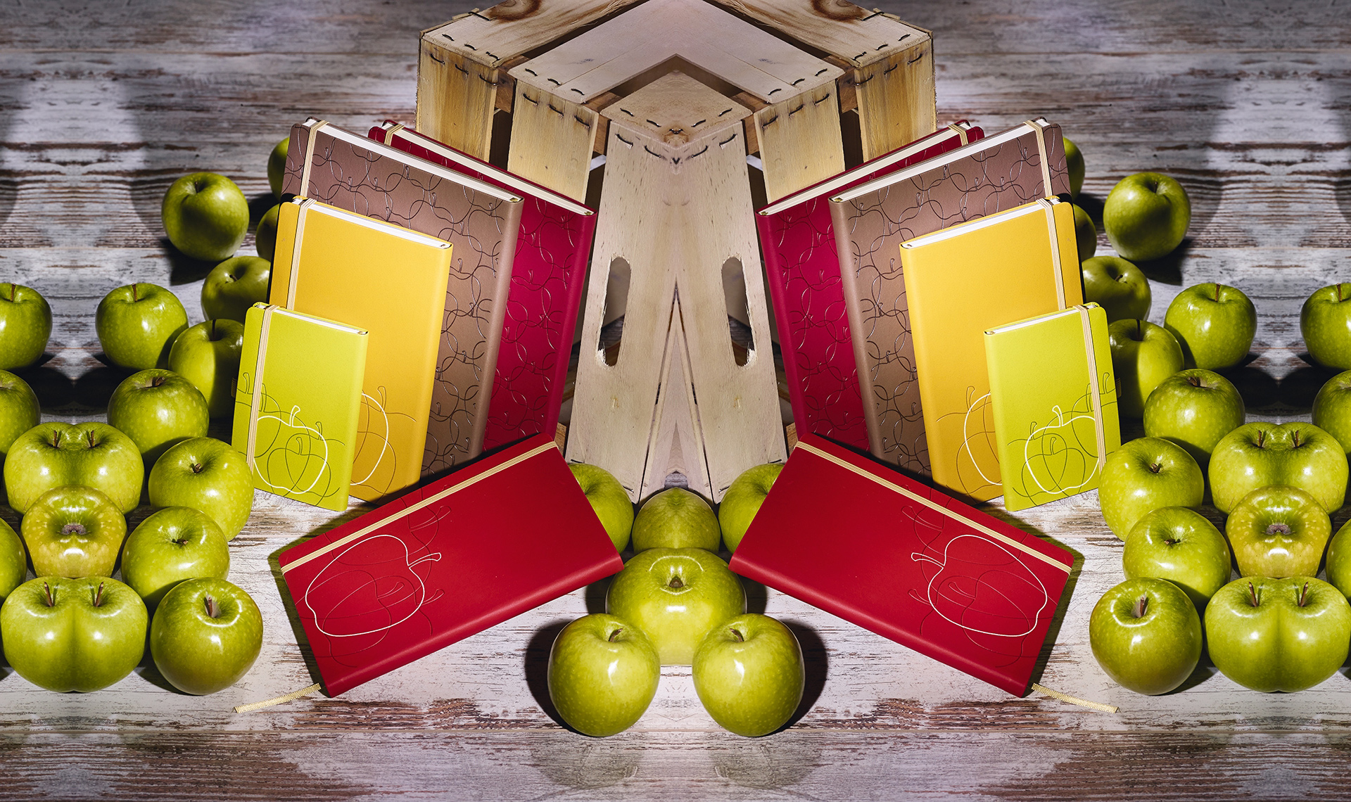 Ökologische Kalender & Notizbücher: Appeel ©Lediberg Ökologische Kalender & Notizbücher aus Apfelpapier: Appeel von Lediberg