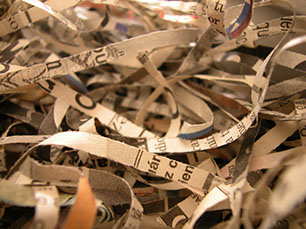 Recyceltes Papier hat sieben Leben